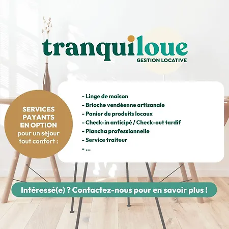 Lejlighed Tranquiloue - Familial 10min Du Puy Du Fou